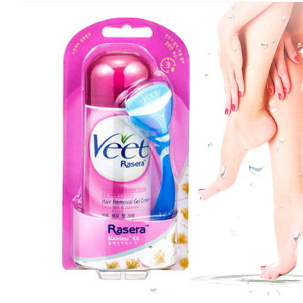 VEET 비트 라세라 블레이드리스킷 일반피부용 제모크림 145g + 파우치, 1개 추천해요