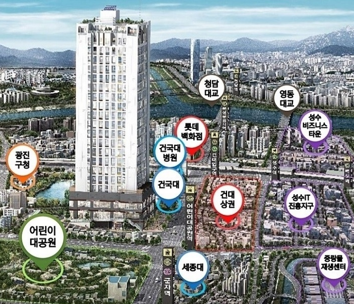 건대 빌리브 인테라스 건대에서 처음만나는 복층형 테라스 오피스텔