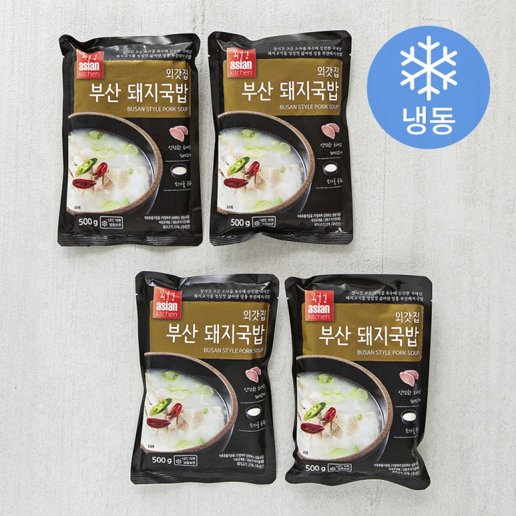   전자레인지 추천제품 외갓집 부산 돼지국밥 (냉동), 500g, 4개_6 