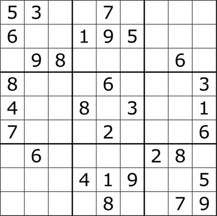  최고의 두뇌트레이닝 수학게임 스도쿠를 해보자 (1) 스도쿠99
