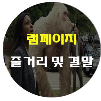 램페이지 줄거리 및 결말 - 드웨인 존슨 영화