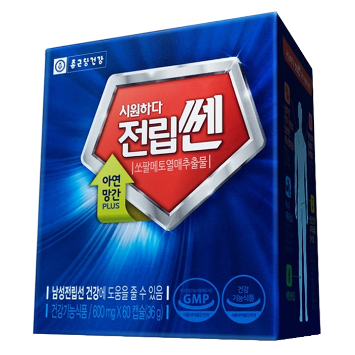 (로켓배송)종근당건강 시원하다 전립쎈 쏘팔메토 60캡슐, 36g, 1개 추천해요 (로켓배송)종근당건강 시원하다 전립쎈 쏘팔메토 60캡슐, 36g, 1개 추천해요