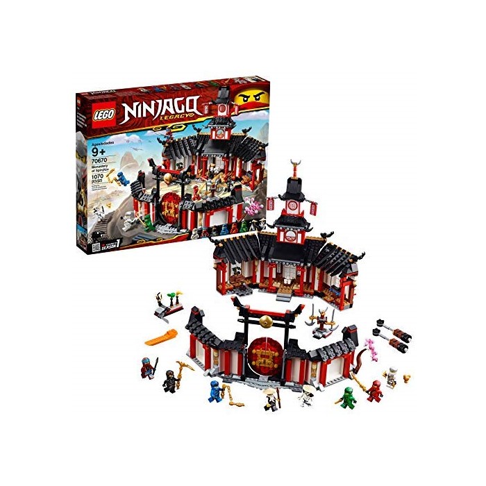  [강추] LEGO NINJAGO Legacy Monastery of Spinjitzu 70670 Battle Toy Building Kit includes Ninja Weapons and, One Color, One Size 픽업해요!