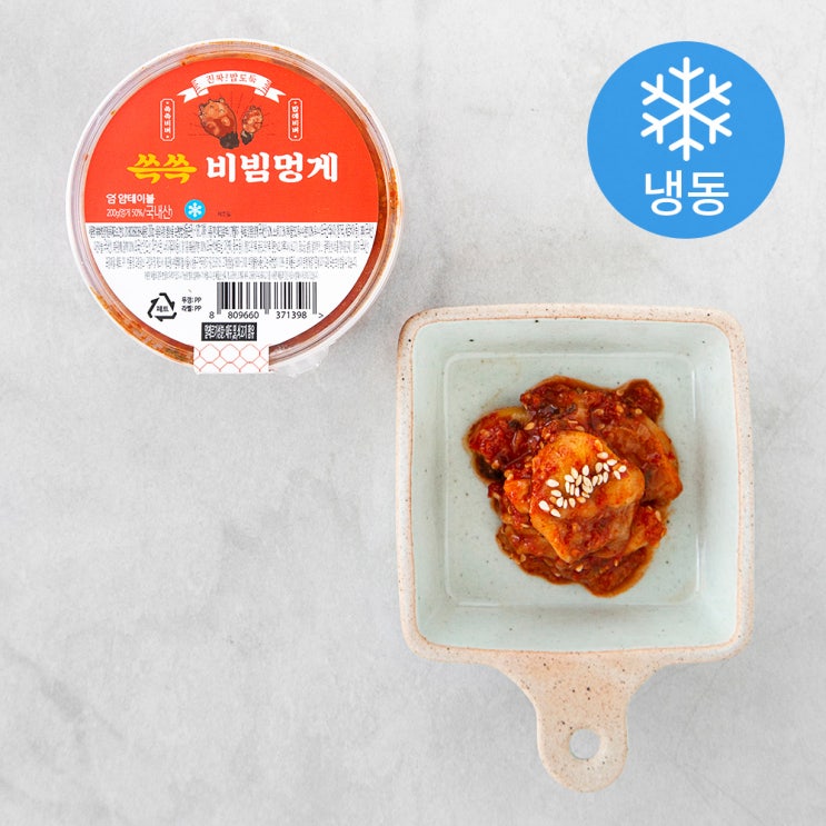 (로켓배송)얌테이블 쓱쓱 비빔멍게 (냉동), 200g, 1개 추천해요