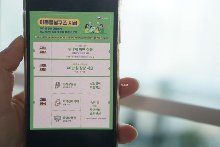  아동돌봄쿠폰 사용처 사용방법 정리해봤어요
