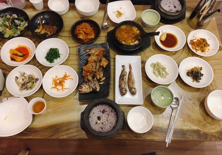  인계동 한정식 이화정에서 보리굴비 처음 먹어봤어요