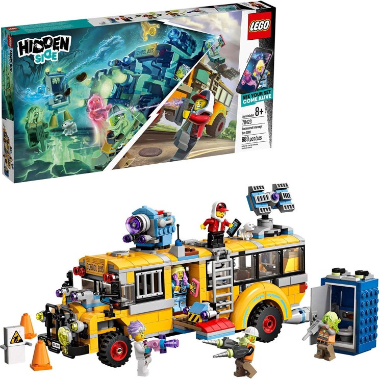 [강추] LEGO 레고 히든사이드 불가사의한 인터셉트 버스 3000 689 피스 70423, 단일제품 픽업해요!