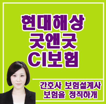  아이꺼 실비보험 현대해상 굿앤굿CI 보험 갈아타야 할까요