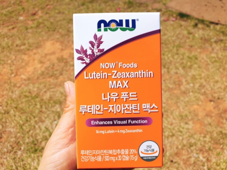  눈영양제에 좋은 나우푸드 루테인지아잔틴