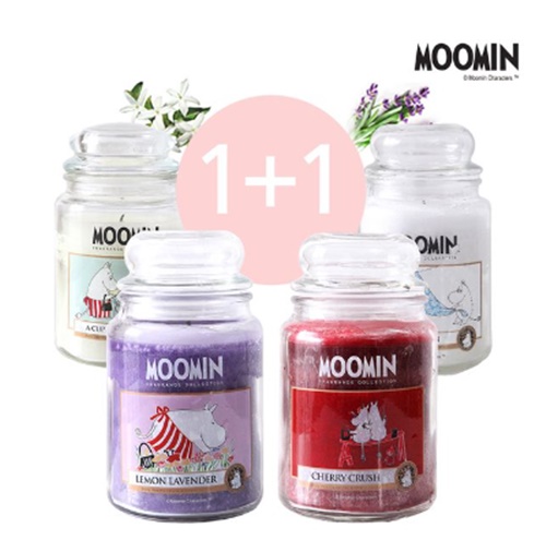 2+2 MOOMIN 무민캔들 라지자 2개향초