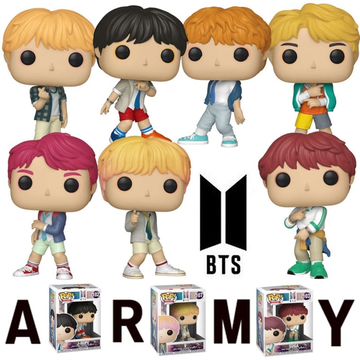 [강추] BTS 방탄소년단 굿즈 지민 뷔 정국슈가 제이홉 RM 진 정품 아미 피규어 인형, 정국, 12cm 픽업해요!