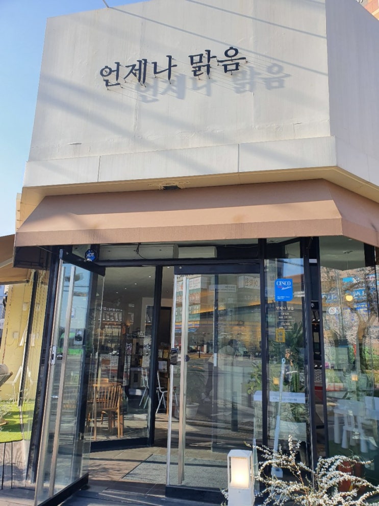  서산의 물고기 파는 카페 언제나 맑음