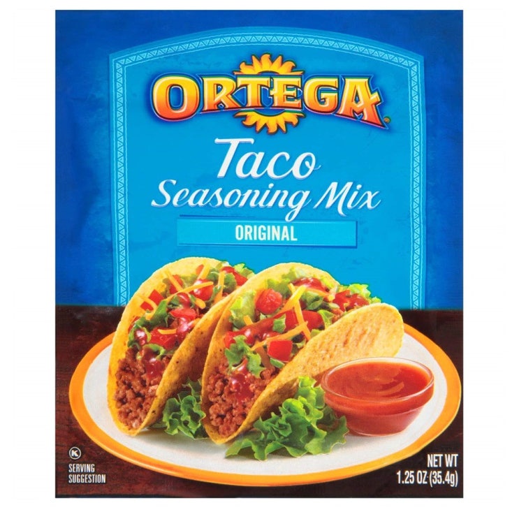 [강추] 오르테가 시즈닝 Taco Seasoning Mix 35.4g 24팩, 단일상품 픽업해요!