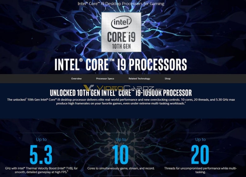 인텔 10세대 Cpu 코멧레이크 출시일 및 I9 10900k I7 10700k I5 10600k 등 라인업 정리 네이버 블로그