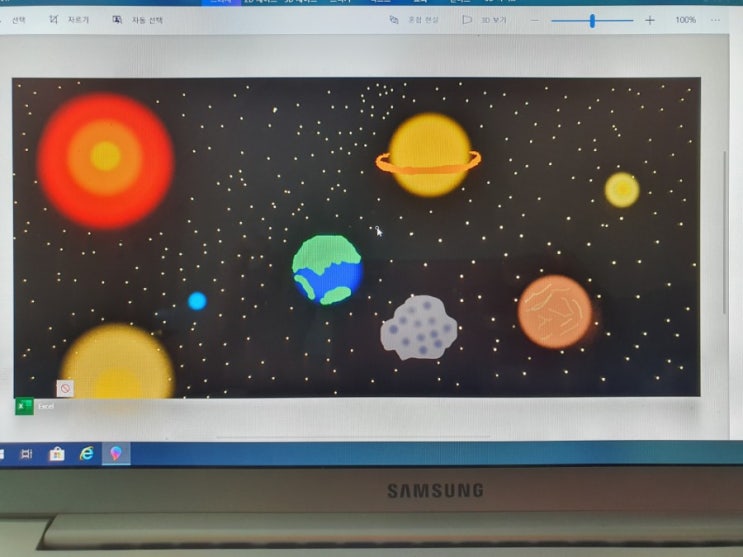  3D그림판놀이 / 그림그리기놀이 / 집콕놀이 / 8살여아