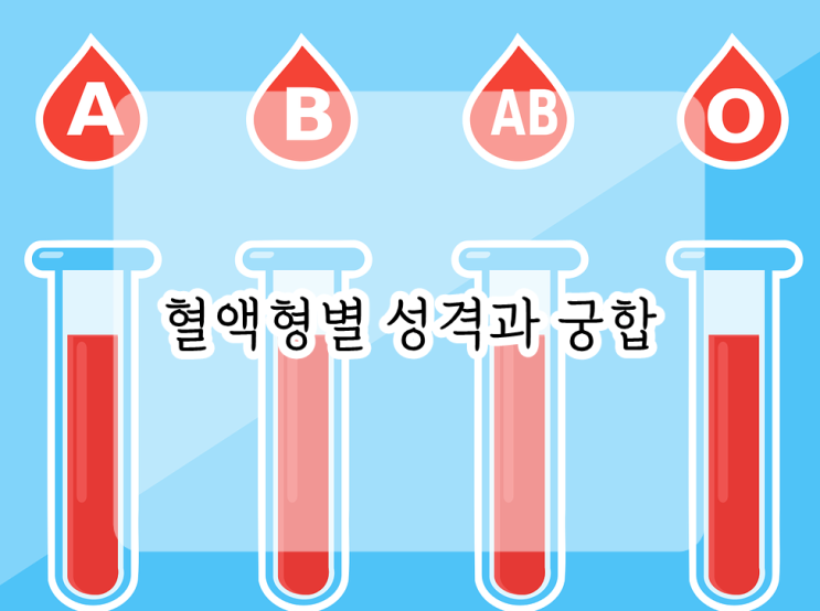  혈액형별성격 과 궁합 재미로 알아보자