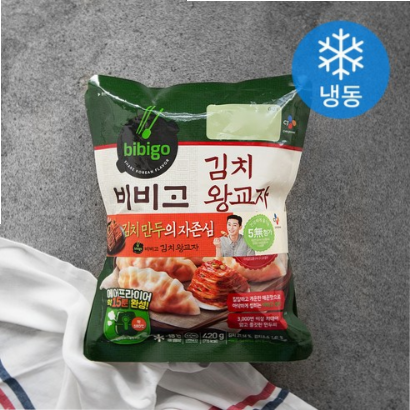  비비고 김치왕교자 (냉동), 씨제이만두, 7,150원