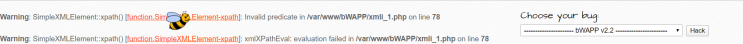  XML/Xpath Injection - Login Form