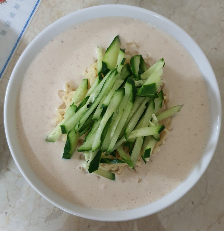  [백종원 레시피] 두부 콩국수:두부로 만드는 초간단 콩국수 레시피