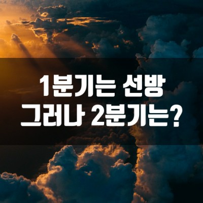  1분기는 선방 그러나 2분기는?? (Feat. 삼성 & LG)