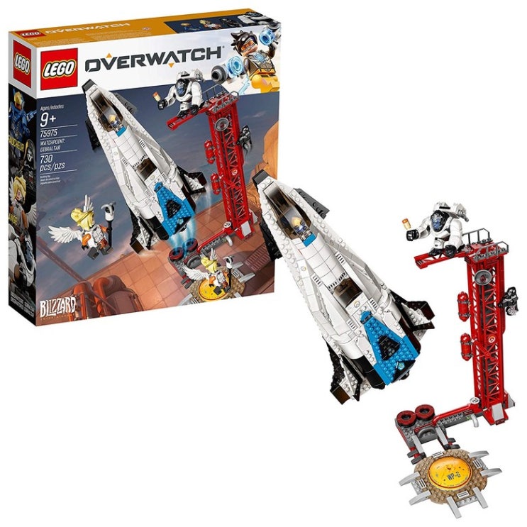  [강추] 예상수령일 2-6일 이내 레고 (LEGO) LEGO 오버 워치 포인트 : Gibraltar 75975 조립 키트 (730 개) B07G5Z7, One Color 픽업해요!