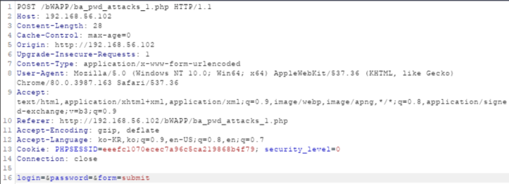  Broken Auth - Password Attacks