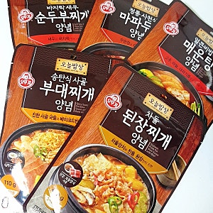 오뚜기 오늘밥상 차돌 된장찌개 양념으로 끼니 걱정, 이제 그만~!