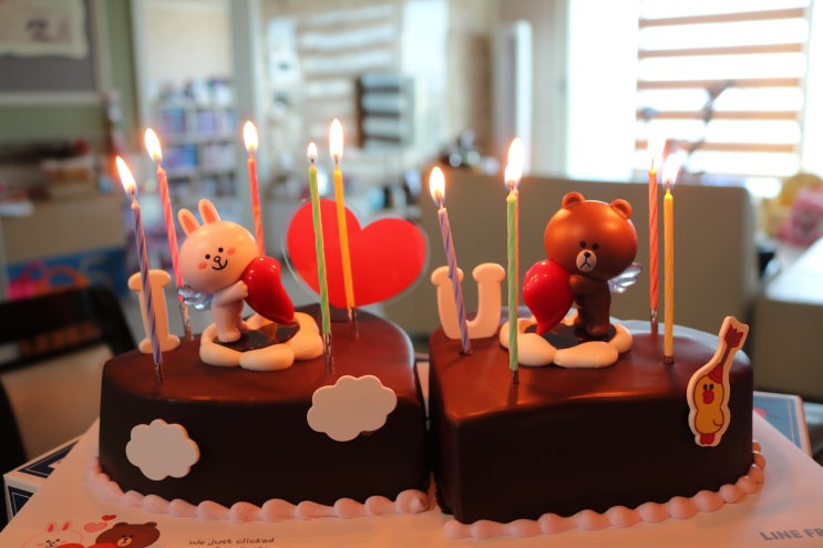 너무 귀여운 파리바게뜨 케이크 - 브라운과 코니의 하트시그널
