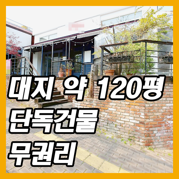  대구상가임대-앞산쪽 무권리 단독건물에 넓은 주차장과 테라스