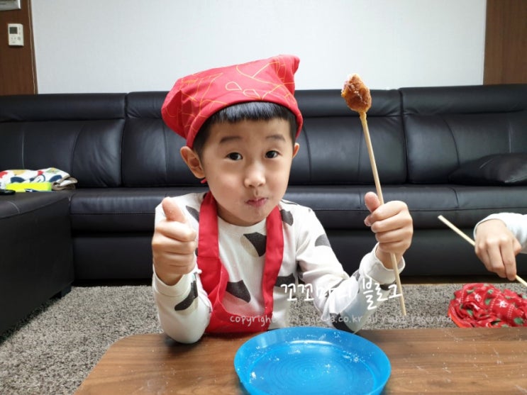  엄마표 요리 놀이 미니핫도그로 간식까지 해결