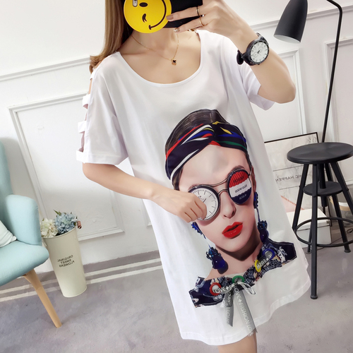  [찬스] 뿌니랜드 여성 봄 롱 원피스 백예린 현아 손예진 한예슬 냉장고 원피스하프 반팔 티셔츠 여하박한한한판bf바람2019-10291 특템해요! 