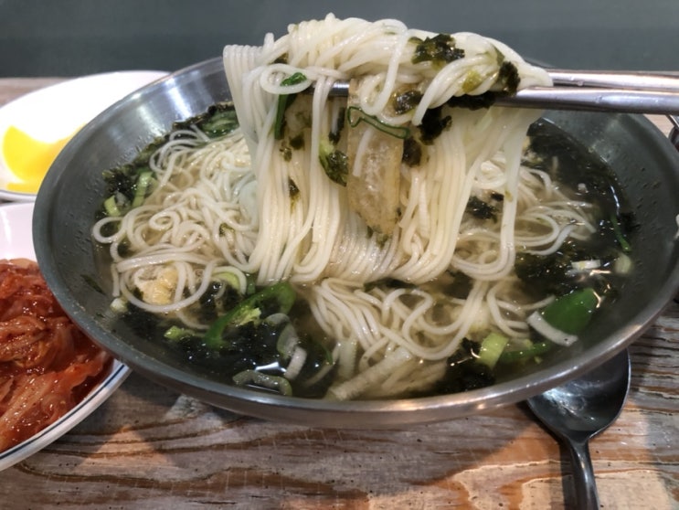  송도 혼밥 맛집 국수한끼 잔치국수 추천
