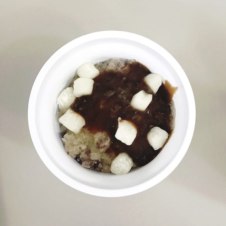  편의점 간식 추천 | "편의점 팥빙수" 맛있게 먹는 방법