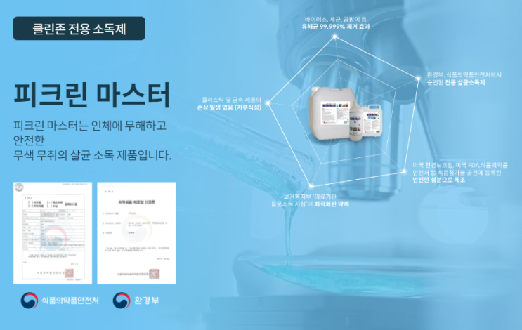  생활방역을 위한 필수 소독제