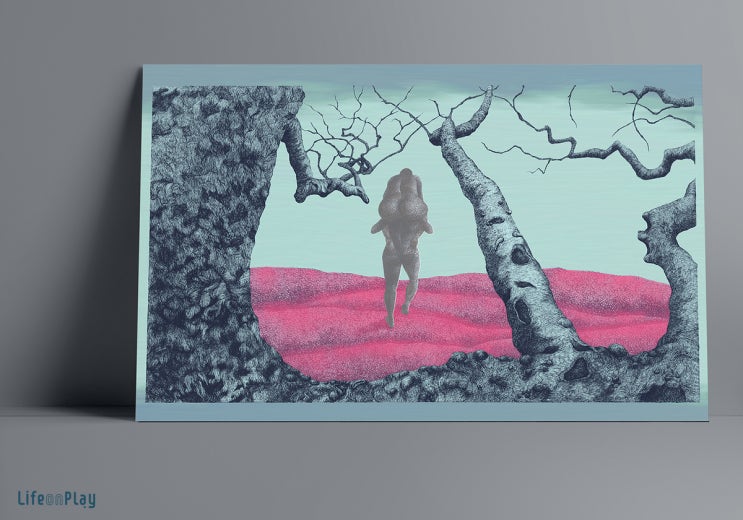  [ 그림의 말 ] 선을 쌓아올리며 명상하는 법