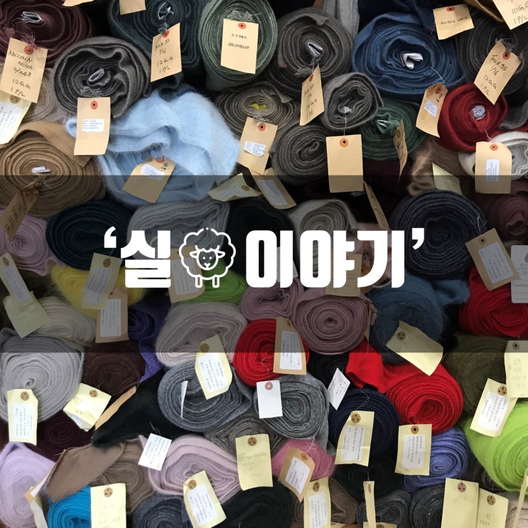  실 이야기 - 원료부터 니트까지 !