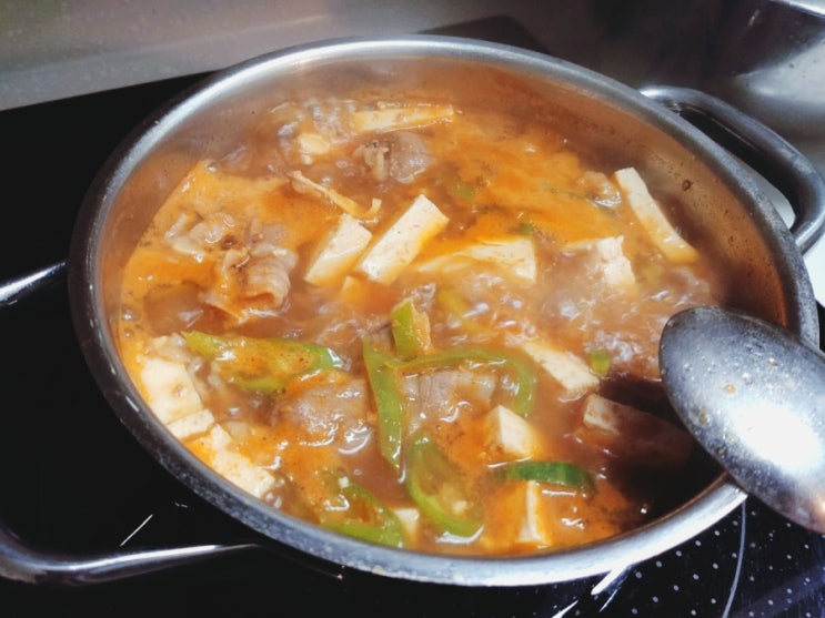 해찬들 그대로끓여먹는된장찌개(바지락과게) : 로 된장찌개 끓인 후기 해찬들 그대로끓여먹는된장찌개(바지락과게) : 로 된장찌개 끓인 후기
