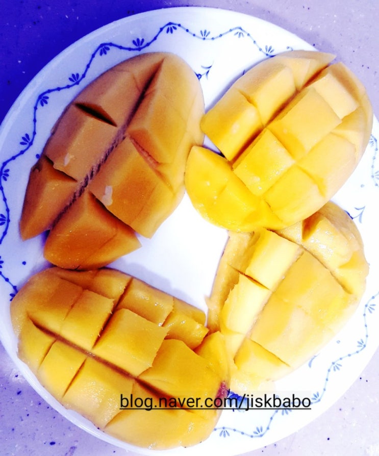  망고먹는법,보관법, 자르는법,:)