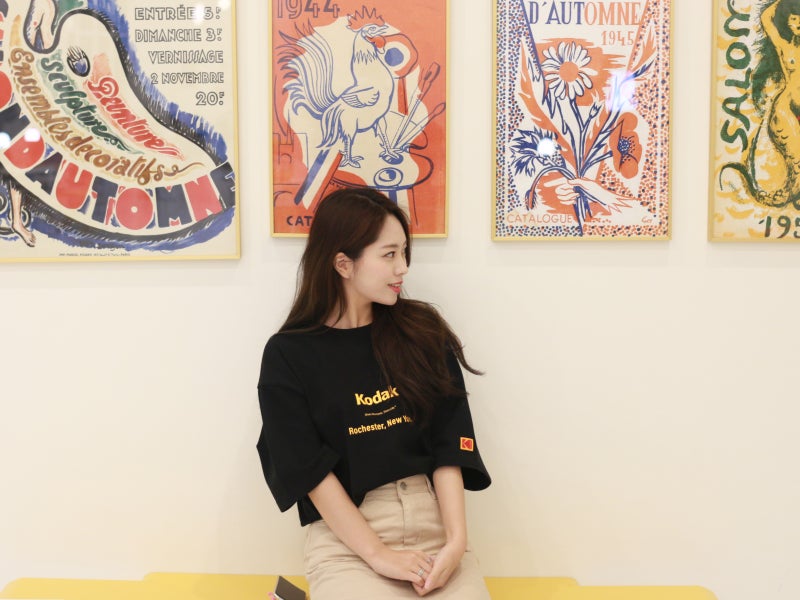 반팔티 추천 코닥 KODAK 여자 티셔츠로 여름 준비 시작