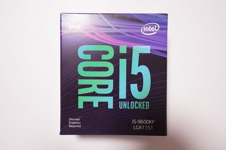  i5 9600KF 인텔 9세대 오버클럭 솔직 후기 (커피레이크-R, Intel core CPU, 개봉기, 4.8 GHz, Overclock, z390 타이치)