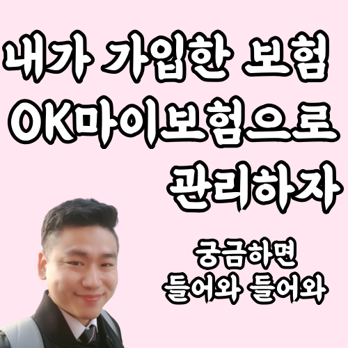 오케이마이보험으로 보험가입내역조회하고 보험리모델링도 받아보자