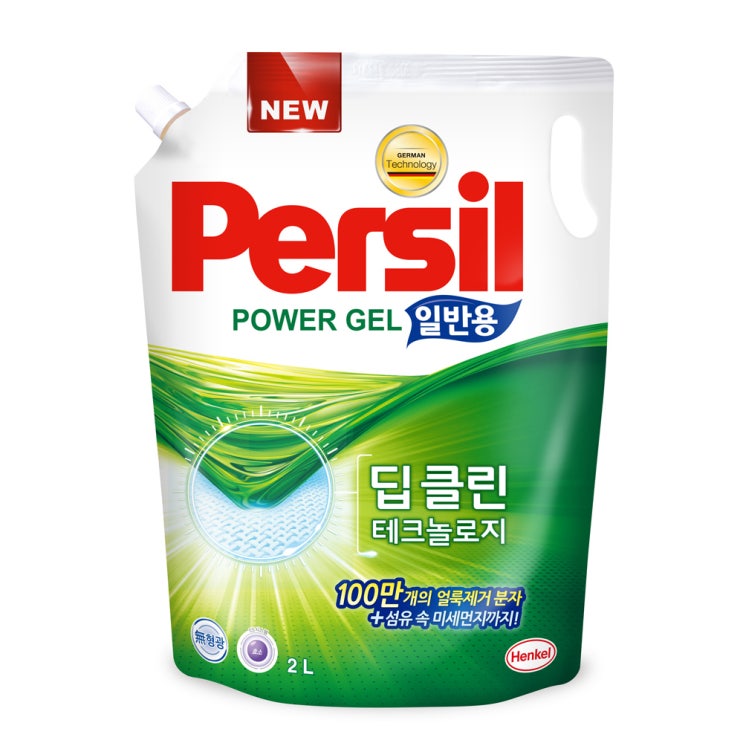  <최저가>퍼실 딥 클린 테크놀로지 파워젤 액상세제 리필, 2L, 1개 꿀정보예요~