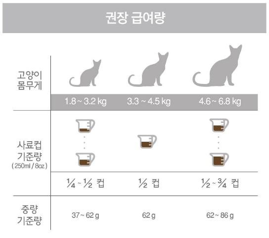  고양이 하루 칼로리 쉽게 계산하기 - 습식, 건식 병행 시 주사료, 보조사료 양 정하기