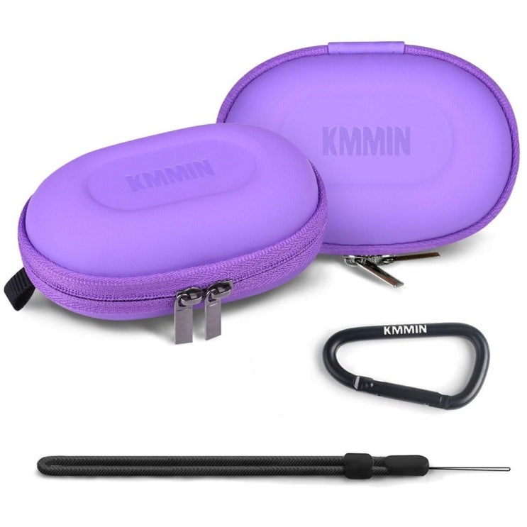  [강추] by KMMIN AirPods 보관 케이스 휴대용 이어 버드 케이스 미니 파우치 저장 이어폰 블루투스 헤드셋 SD 메모리 카드 카메라 칩 끈 및 후크, 단일상품 픽업해요!