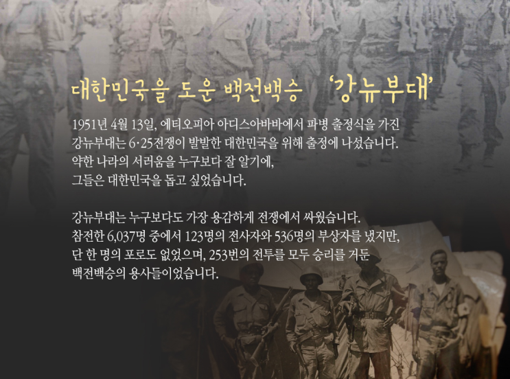  아프리카 유일 6.25 참전 에티오피아 참전용사 강뉴부대 코로나기부