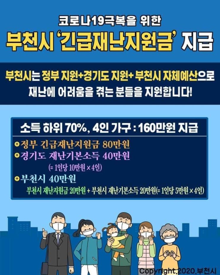  [부천을 국회의원 후보 설훈] 코로나19 긴급재난지원금 즉각추진!!!