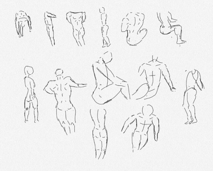  [1일1그림] 인체드로잉 연습1