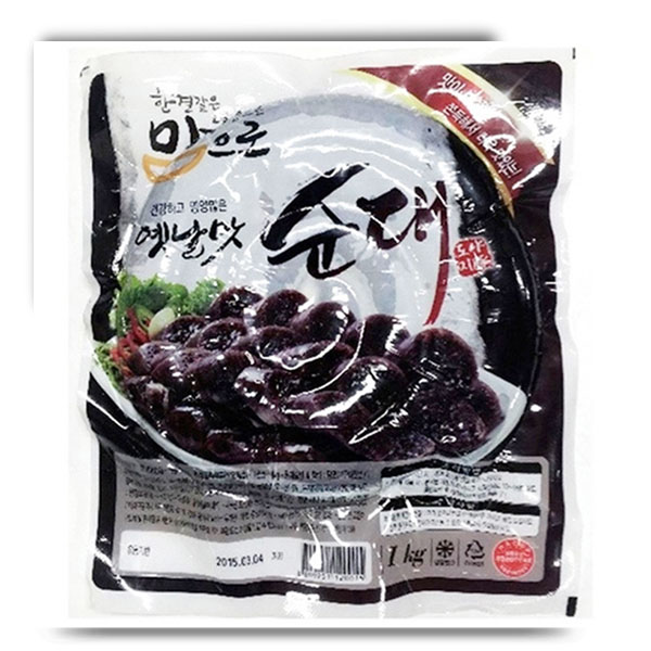  도야지식품 옛날맛 순대 1kg 정통순대 순대 찹쌀순대, 1개 추천해요