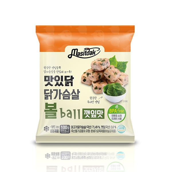 맛있닭 닭가슴살볼 깻잎맛, 1팩, 100g 추천해요 맛있닭 닭가슴살볼 깻잎맛, 1팩, 100g 추천해요