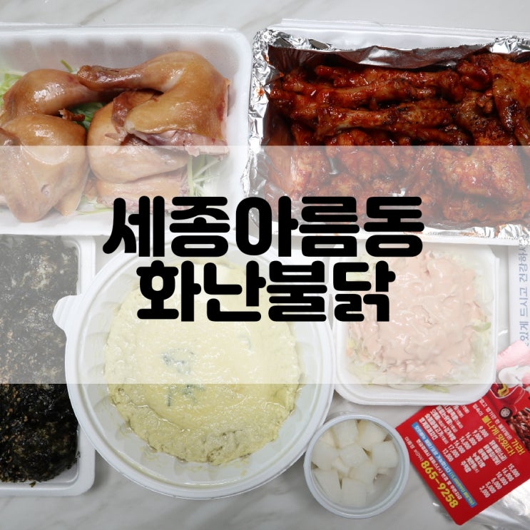  (세종아름동맛집) 입속이 불나게 맛있는 세종시닭발 화난불닭 아름점